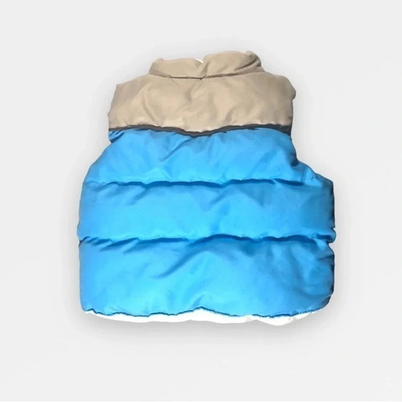 Please Mum Blue  Puffer Vest - 3-6M - Picture 4 of 5